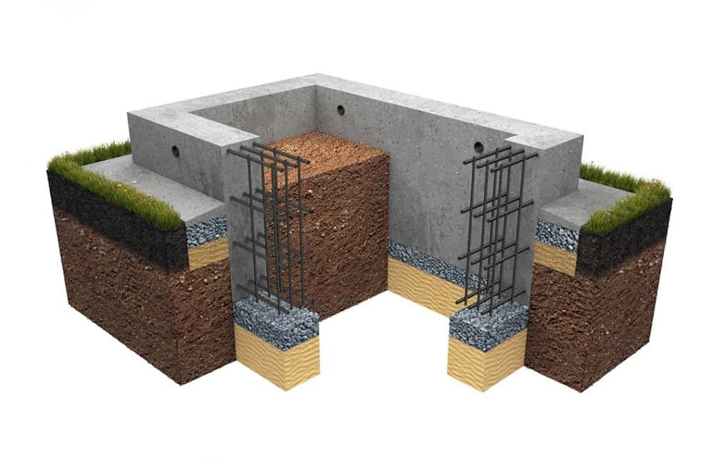 Монолитный фундамент 5х6 Москва цены под ключ, расчет сметы строительство | Fundament-Guru
